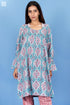 Rayon Shift Dress In Block Print