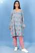 Rayon Shift Dress In Block Print