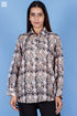 Cotton Silk Zoom Shirt In Block Print