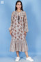 Cotton Walton Dress In Block Print