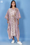 Rayon Caftan In Block Print