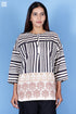 Cambric Cotton Noble Top In Block Print
