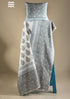 20s Cotton Bedcover in Grey/Blue Hand Block Prints