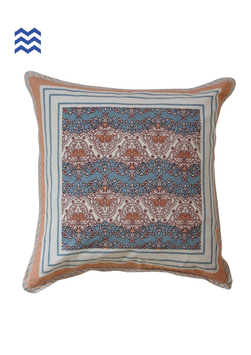 20s Cotton Cushion Cover Antipodean in Block Print
