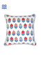 20s Cotton Cushion Cover in Floral Block Print