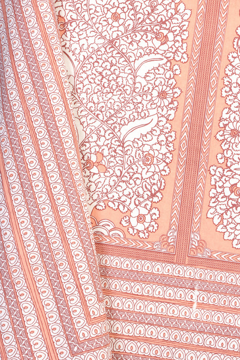 20`s Cotton Bedcover in Graphic Print