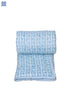 Mulmul Cotton Quilt In Blue and Red Block Print