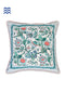 20s Cotton Cushion Cover in Floral Block Print