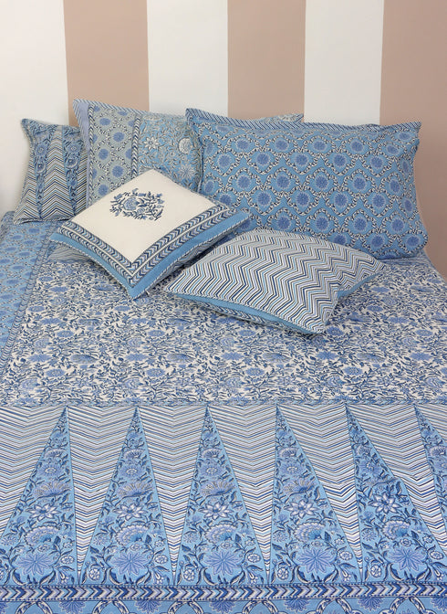 20s Cotton Cushion Cover In Floral Print