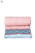 Mulmul Cotton Quilt in Floral Block Print