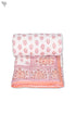 Mulmul Cotton Quilt In Graphic Block Print