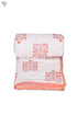 Mulmul Cotton Quilt In Graphic Block Print