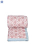 Mulmul Cotton Quilt in Floral Block Print
