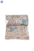 Mulmul Cotton Quilt In Graphic Block Print