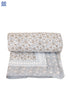 Mulmul Cotton Quilt in Floral Block Print