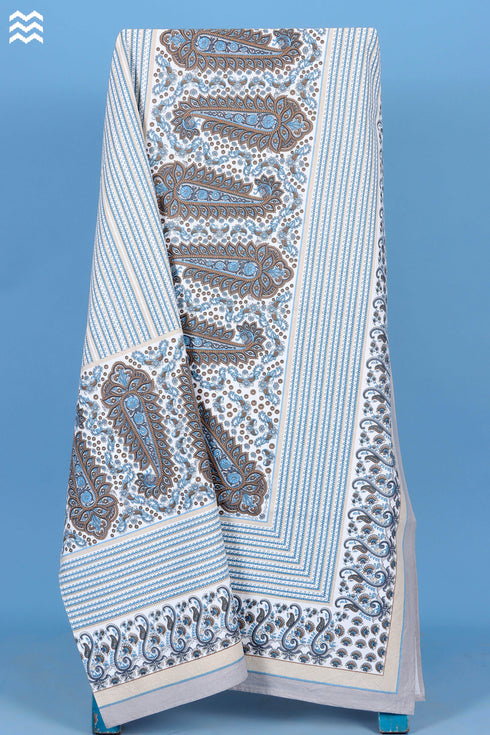 20s Cotton Bed Cover In Floral Print