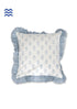 20s Cotton Cushion Cover In Graphic Block Print