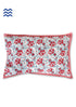 40s Cotton Pillow Cover in Floral Block Print