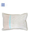40s Cotton Pillow Cover In Graphic Block Print