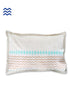 40s Cotton Pillow Cover In Graphic Block Print