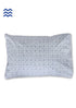 40s Cotton Pillow Cover In Geometric BlockPrint