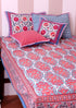 20s Cotton Bed Cover In Graphic Print