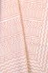 20s Cotton Bed Cover In Zigzag Block Print