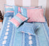20s Bed Cover In Graphic Block Print