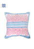 20s Cotton Cushion Cover In Graphic Block Print