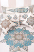 20s Cotton Cushion Cover In Graphic Block Print