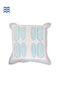20s Cotton Cushion Cover in Floral Block Print