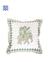 20s Cotton Cushion Cover In Graphic Block Print