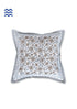 20s Cotton Cushion Cover in Floral Block Print