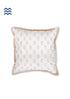 20s Cotton Cushion Cover In Graphic Block Print