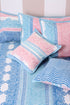 20s Cotton Lumbar Cushion Cover In Graphic Block Print