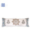 20s Cotton Lumbar Cushion Cover In Graphic Block Print