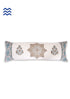 20s Cotton Lumbar Cushion Cover In Graphic Block Print
