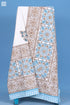20s Cotton Bed Cover In Graphic Block Print