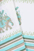 20s Cotton Bed Cover In Graphic Block Print