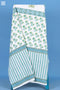 20s Cotton Bed Cover in Floral Block Print