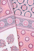 20s Cotton Bed Cover in Floral Block Print