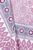 20s Cotton Bed Cover in Floral Block Print