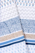 20s Cotton KING SIZE Bed Cover In Floral Block Print