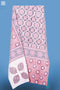 20s Cotton KING SIZE Bed Cover In Floral Block Print