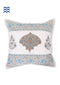 20s Cotton Cushion Cover In Graphic Block Print