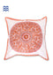 20s Cotton Cushion Cover In Geometric Block Print
