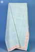 20s Cotton KING SIZE Bed Cover In Zigzag Block Print