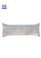 20s Cotton Lumbar Cushion Cover In Geometric BlockPrint