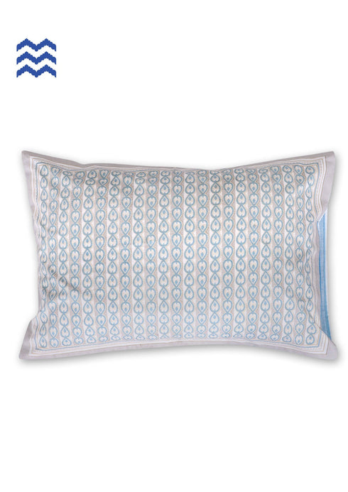 40s Cotton Pillow Cover In Graphic Print