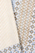 20s Cotton Bed Cover In Geometric BlockPrint